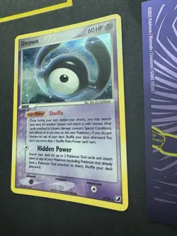 Pokemon Unown H/28 Unseen Forces Holo Rare 2005 089💎NM💎 - Image 3
