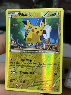 Pikachu 20/108 XY Roaring Skies 2015 Reverse Holo Pokemon Card TCG - Image 4