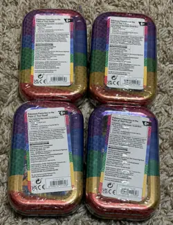 (LOT OF 4) Pokemon TCG Mega Evolutions Ascended Heroes Mini Tins Set NEW SEALED! - Image 2