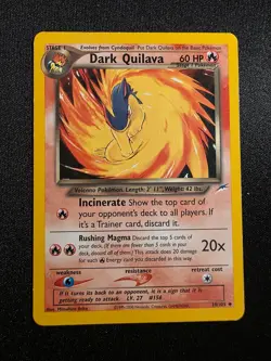 Dark Quilava 39/105 Neo Destiny Uncommon Unlimited Lightly Played - Image 1