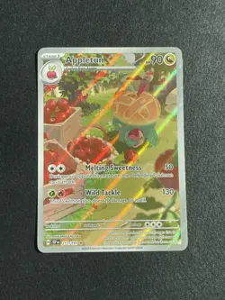 Pokemon TCG Appletun 211/191 Surging Sparks Full Art Holo Card Illustration Rare - Image 1