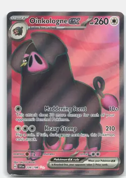 Oinkologne ex 234/198 Ultra Rare Scarlet & Violet Pokemon Holo Lightly Played - Image 1