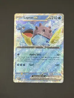 Lapras ex 022/088 Double Rare 2026 Pokemon Me03: Perfect Order Holo NM - Image 1