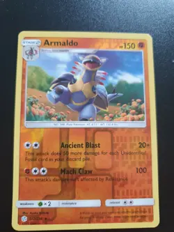 Pokemon Armaldo cosmic eclipse Rare Holo - Image 1
