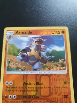 Pokemon Armaldo cosmic eclipse Rare Holo - Image 3