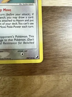 Aipom 34/115 Unseen Forces Regular Pokemon - Image 4