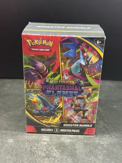 Phantasmal Flames Booster Bundle Pokemon Mega Evolution factory sealed - Image 1