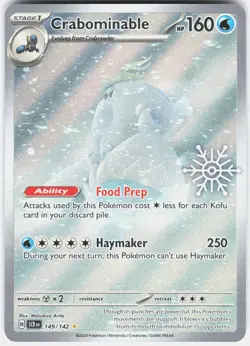 Crabominable 149/142 Holo Miscellaneous Cards & Products Pokemon Holo NM - Image 1
