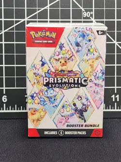 Pokemon TCG Scarlet & Violet Prismatic Evolutions Booster Bundle 6 Booster Packs 820650853210 - Image 1