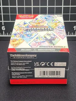 Pokemon TCG Scarlet & Violet Prismatic Evolutions Booster Bundle 6 Booster Packs 820650853210 - Image 4