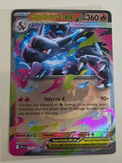 Pokemon TCG: Mega Charizard X ex 013/94 Phantasmal Flames - Image 1