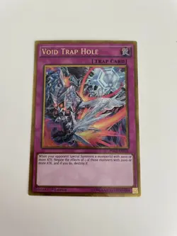 Void Trap Hole - PGL3-EN038 - Gold Secret Rare - 1st Edition - Yugioh - Image 1