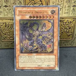Yugioh Montage Dragon TDGS-EN014 Ultimate Rare NM - Image 1