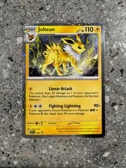 Pokemon TCG Cards Jolteon SVP169 Black Star Promo Holo MINT - Image 1