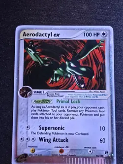 Aerodactyl EX Sandstorm Holo Card 94/100 - Image 1