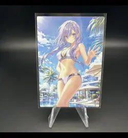 Luna Holographic Anime Collectible Trading Card - Image 1