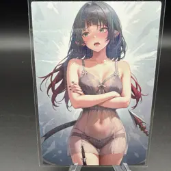 Jane Doe Holographic Anime Collectible Trading Card - Image 2