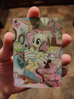 Kayou My little Pony CCG Card MLPME03-UR-005L4 Fluttershy Pajamas Mint - Image 1