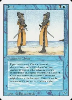 Clone PL Revised Edition MTG Magic The Gathering Blue English Card - Image 1