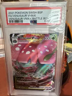 Venusaur VMAX SWSH102 SWSH: Sword & Shield Promo Cards Holo - Image 1