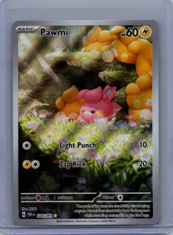 Pawmi 226/091 - Pokemon TCG Paldean Fates Illustration Rare Card NM - Image 1