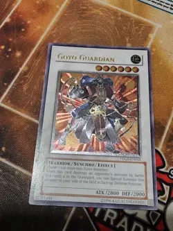 Yugioh Goyo Guardian TDGS-EN042 Ultimate Rare NM - Image 1