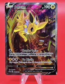 Jolteon V SWSH183 SWSH: Sword & Shield Promo Cards Holo LP - Image 1