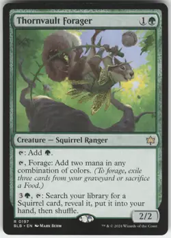 Thornvault Forager Bloomburrow Rare Magic: The Gathering NM/M - Image 1