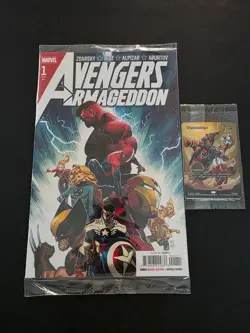Avengers: Armageddon 1 - Includes MTG Warstorm Surge Card Marvel Promo - Image 1