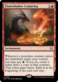 MTG March of the Machine Commander - Flameshadow Conjuring - Image 1