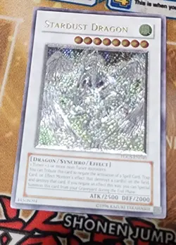 Yugioh Stardust Dragon - TDGS-EN040 - Ultimate Rare - Unlimited Edition MP - Image 1