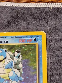 Pokemon Unlimited Edition Base Set Blastoise 2/102, Holo, HP Condition! - Image 4