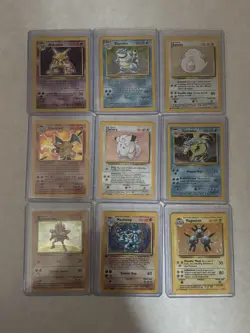 COMPLETE Set: Base Unlimited Pokemon Cards 1999 (102 Cards) Charizard Blastoise - Image 1