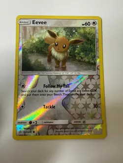 Eevee 167/236 Common Cosmic Eclipse Pokemon Reverse Holo Near Mint - Image 1