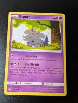 Espurr 79/214 Common Unbroken Bonds Pokemon Near Mint - Image 1