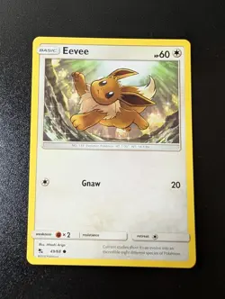 Eevee 49/68 Common Hidden Fates Pokemon Near Mint - Image 1