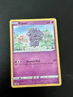 Espurr 060/163 Common Battle Styles Pokemon Near Mint - Image 1
