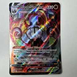 Pokemon TCG Chandelure VMAX 040/264 Swsh08: Fusion Strike Holo NM/M - Image 1