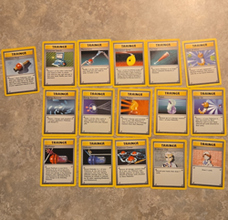 Pokemon TCG Base Set Trainer Lot 15 English Computer Search - Image 1