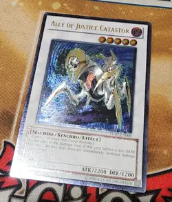 YuGiOh Ally of Justice Catastor Ultimate Rare MP - TU07-EN000 - Image 1