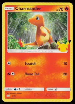Charmander 009/025 Promo McDonald's 25th Anniversary Promos Pokemon Near Mint - Image 1