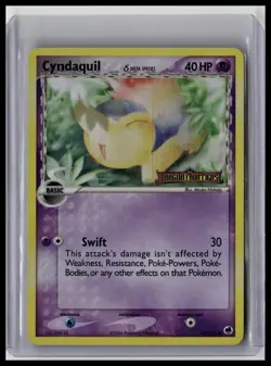 Cyndaquil 45/101 Dragon Frontiers Stamped Reverse Holo Pokemon - Image 1