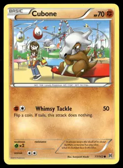 Cubone 77/162 Common BREAKthrough Pokemon Lightly Played - Image 1