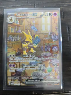 Alakazam EX 201/165 Scarlet & Violet 151 Sir Pokemon TCG NM Condition - Image 1