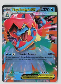 Mega Feraligatr ex 036 Holo Promo ME: Mega Evolution Promo Pokemon Holo NM - Image 1