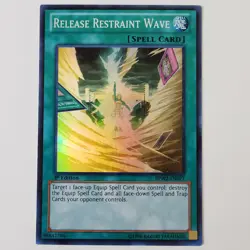 Release Restraint Wave - BPW2-EN077 - NM/VLP - Super Rare - 1st ed - Yugioh - Image 1