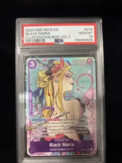 Black Maria (Illustration Box Vol.2) OP08-074 One Piece Promotion Cards Foil - Image 1