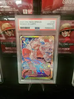 Monkey.D.Luffy OP05-119 One Piece Awakening of the New Era PSA 10 - Image 1