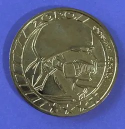 ZORO medal Coin One Piece BANDAI Very Rare Japanese JP F/S - Image 1