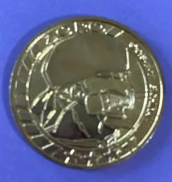ZORO medal Coin One Piece BANDAI Very Rare Japanese JP F/S - Image 2